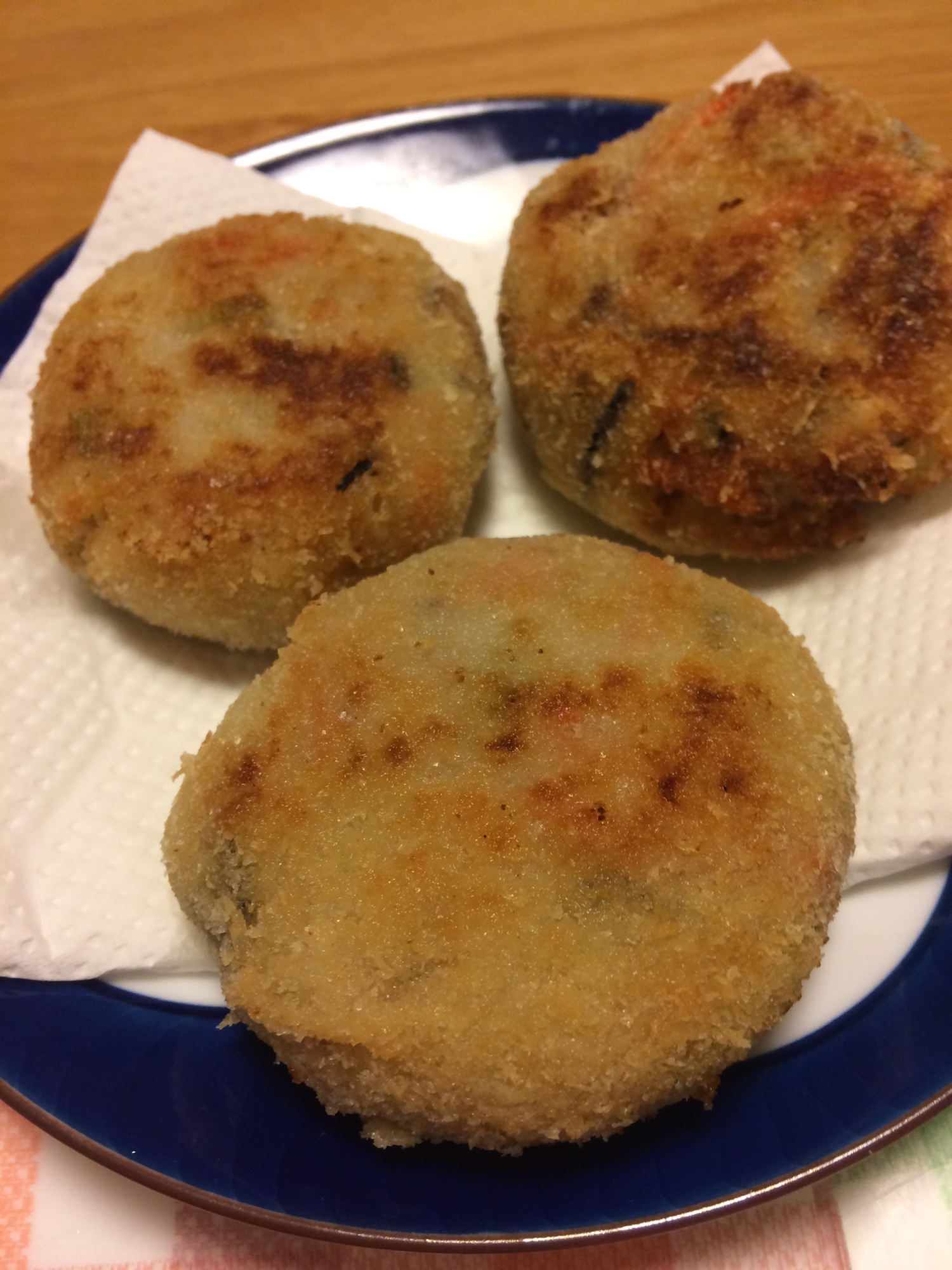卯の花コロッケ 揚げ焼き
