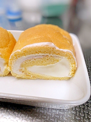 トースターで焼く★ロールケーキ