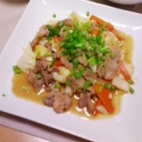 豚とキャベツのにんにく味噌炒め