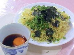 健康法師の　タレにチョイ足しで絶品ざるラーメン