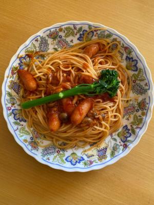 簡単お昼ご飯 トマトソースパスタ レシピ 作り方 By ブロッコリーの森 楽天レシピ