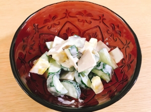 さつまいもとキュウリのヨーグルトサラダ レシピ 作り方 By まる 楽天レシピ