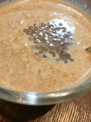 濃くラテ 生姜 酒粕ドリンク チアシード入り レシピ 作り方 By ゴールデンアルジータ 楽天レシピ