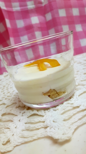 簡単 オレンジマーマレードのレアチーズケーキ レシピ 作り方 By Acchan66 楽天レシピ