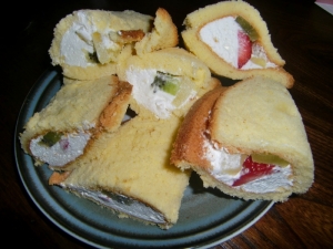 スペル 先 有彩色の 手作り ロール ケーキ Frkpoulsen Com