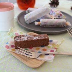 混ぜるだけ！チョコチーズケーキ☆