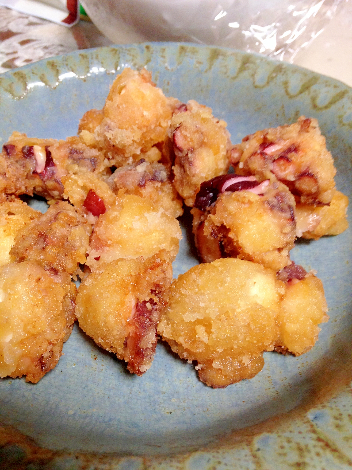 揚げずにおつまみ ♡ タコの唐揚げ