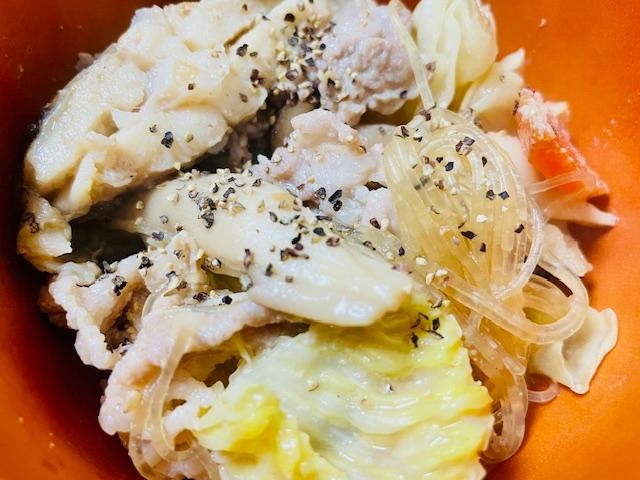 簡単！鶏むね肉と野菜のヘルシー豆乳鍋