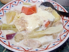 タップリ野菜の優しい味☆鶏肉と野菜のミルクチーズ煮 タップリ野菜の優しい味☆鶏肉と野菜のミルクチーズ煮