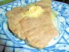牛脂&バターでもち豚ステーキ