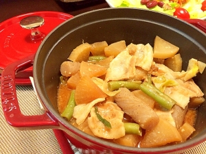 Staubココットで豚バラと大根の味噌煮込み レシピ 作り方 By Anelavivi 楽天レシピ