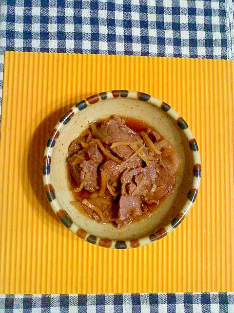 猪肉の時雨煮♪