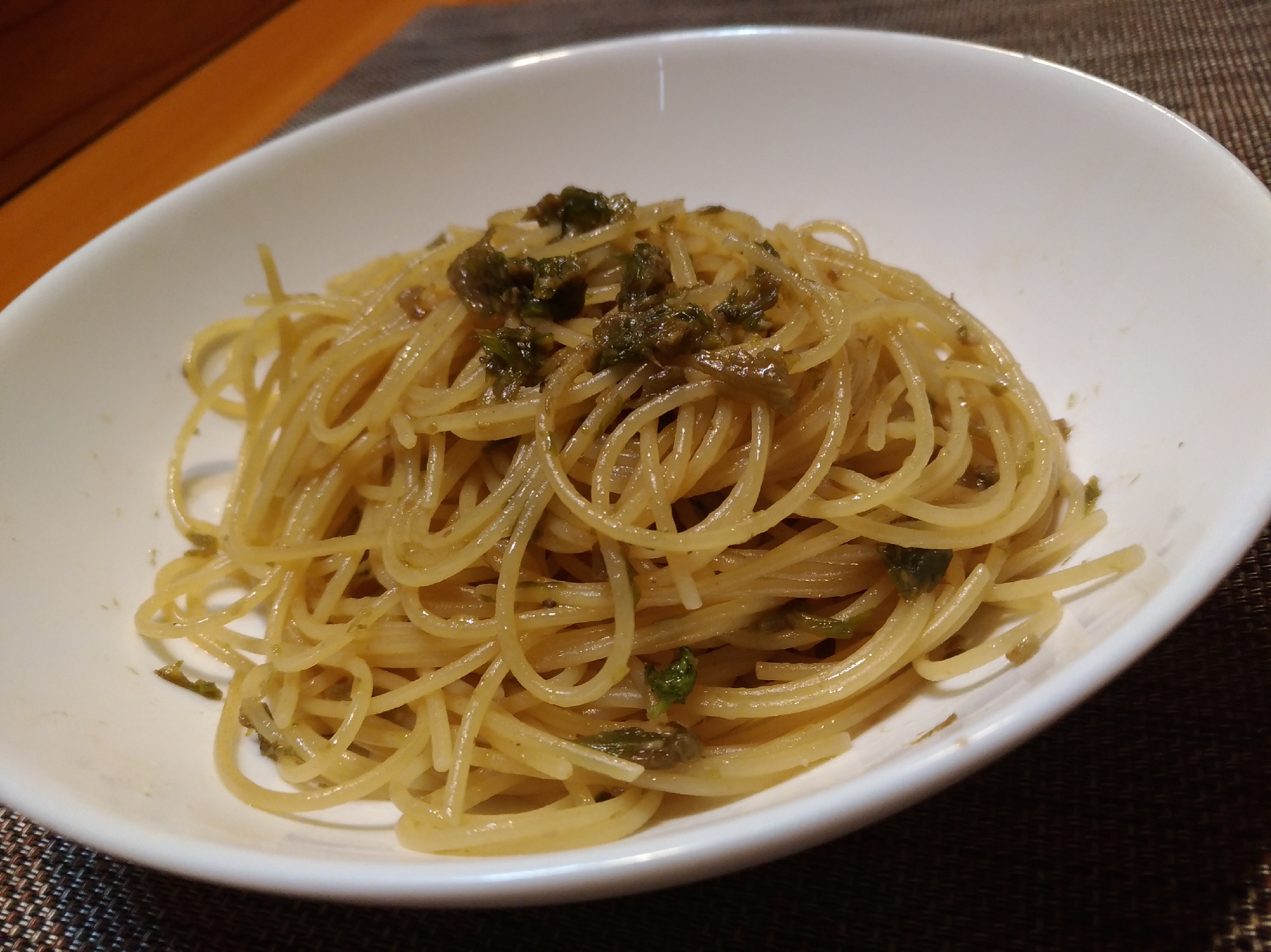 絶品♪春の香り☆ふきのとうスパゲッティ