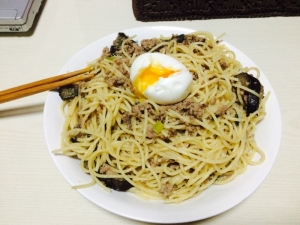 簡単 肉味噌と茄子のパスタ 男料理 レシピ 作り方 By らくっちジャパン 楽天レシピ