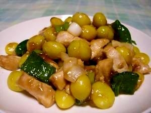 ぎんなんと鶏肉の中華炒め レシピ 作り方 By カゲジジ 楽天レシピ