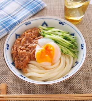 肉みそうどん レシピ 作り方 By テーブルマーク 楽天レシピ