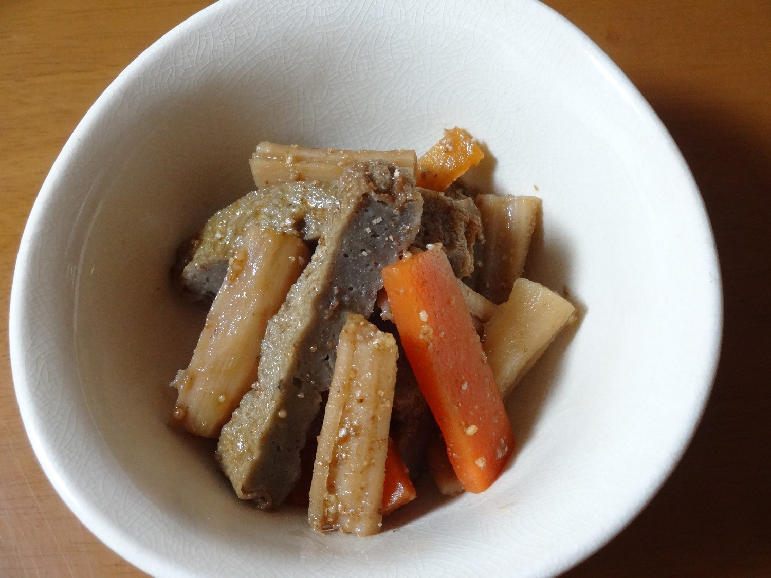 お弁当にも！レンコンのきんぴら