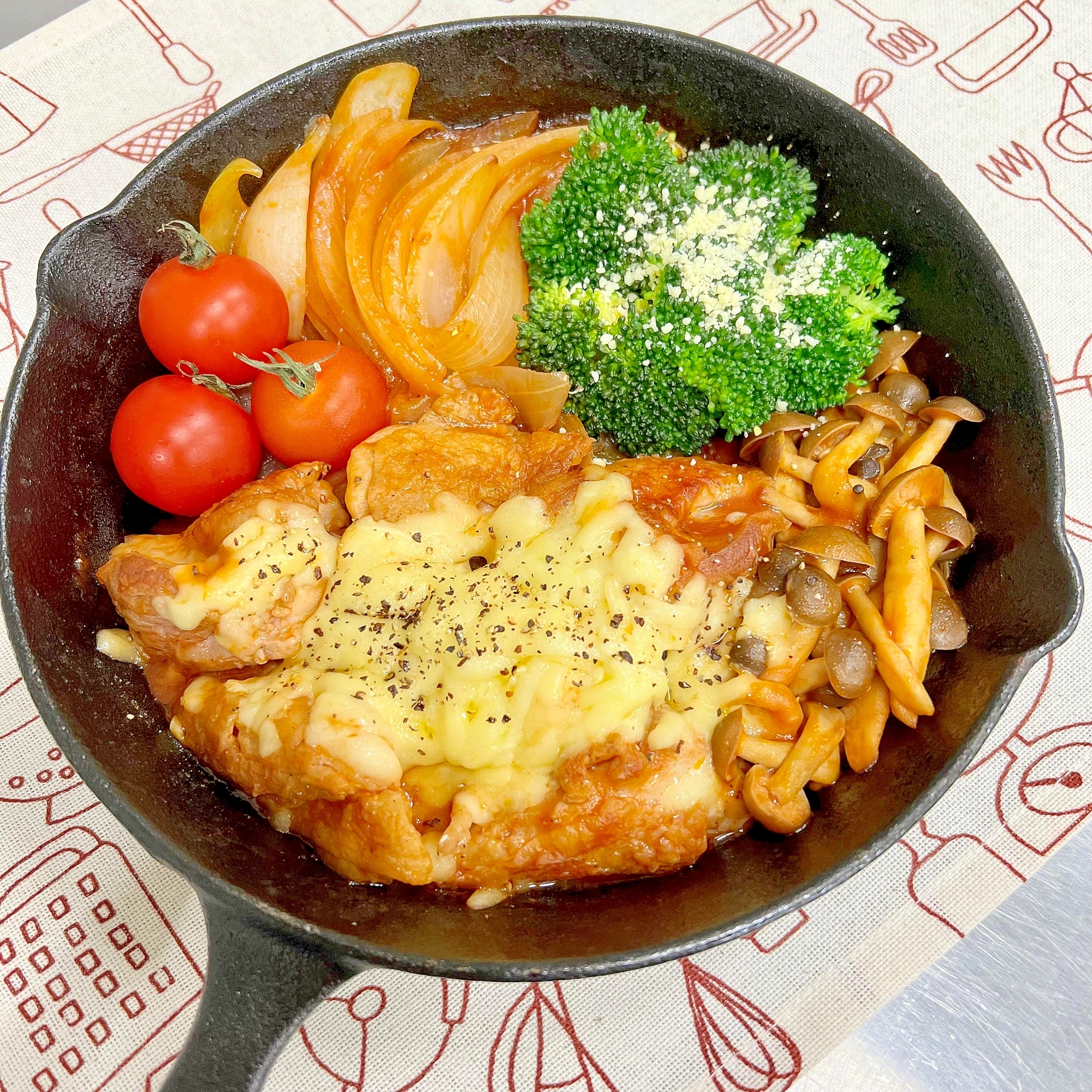 熱々ランチ！メキシカン鉄板ナポリタン