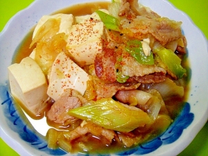豆腐と豚バラ白菜の煮物 レシピ 作り方 By Mint74 楽天レシピ