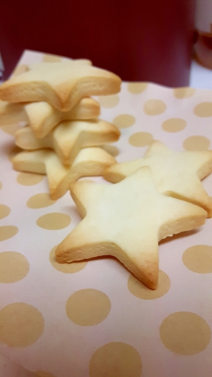 簡単 クリームチーズの星形クッキー レシピ 作り方 By Acchan66 楽天レシピ