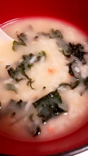レンジで簡単 鮭フレークとわかめの雑炊 昆布茶風味 レシピ 作り方 By みずたまsweet 楽天レシピ レンジで簡単 鮭フレークとわかめの雑炊 昆布茶風味 レシピ 作り方 By みずたまsweet 楽天レシピ
