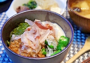 ダイエット料理 ねばねば丼 レシピ 作り方 By ほっこりカフェ 楽天レシピ