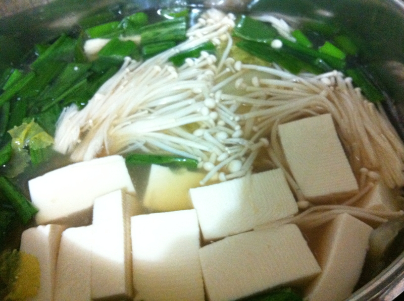 湯豆腐が主役の塩麹なべ