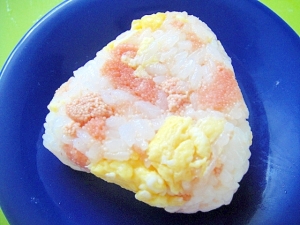 福岡県 焼き明太子と炒り卵のおにぎり レシピ 作り方 By Mint74 楽天レシピ