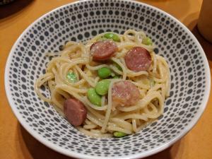 コーンクリーム缶で簡単濃厚パスタ ランチも夕食も レシピ 作り方 By Arisacchi 楽天レシピ