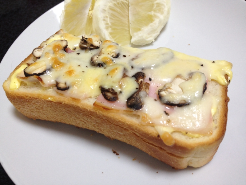 １. 簡単チーズトースト