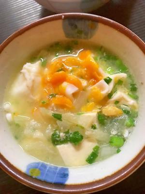 玉ねぎと小松菜の卵味噌汁 レシピ 作り方 By Libre 楽天レシピ