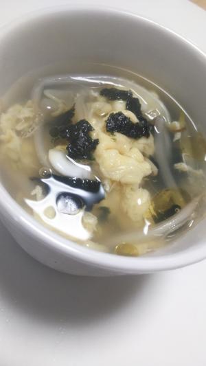 超簡単 モヤシと焼き海苔の玉子スープ レシピ 作り方 By Ma Ro 楽天レシピ