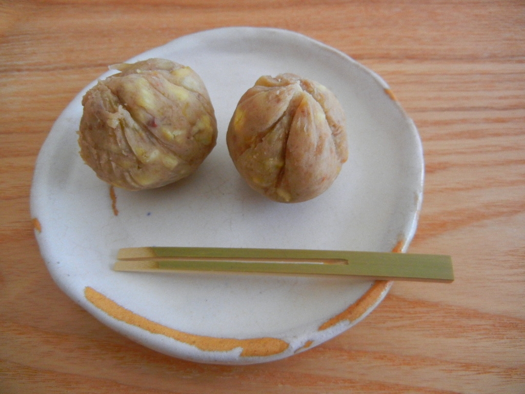 砂糖不使用　蜂蜜で栗きんとん