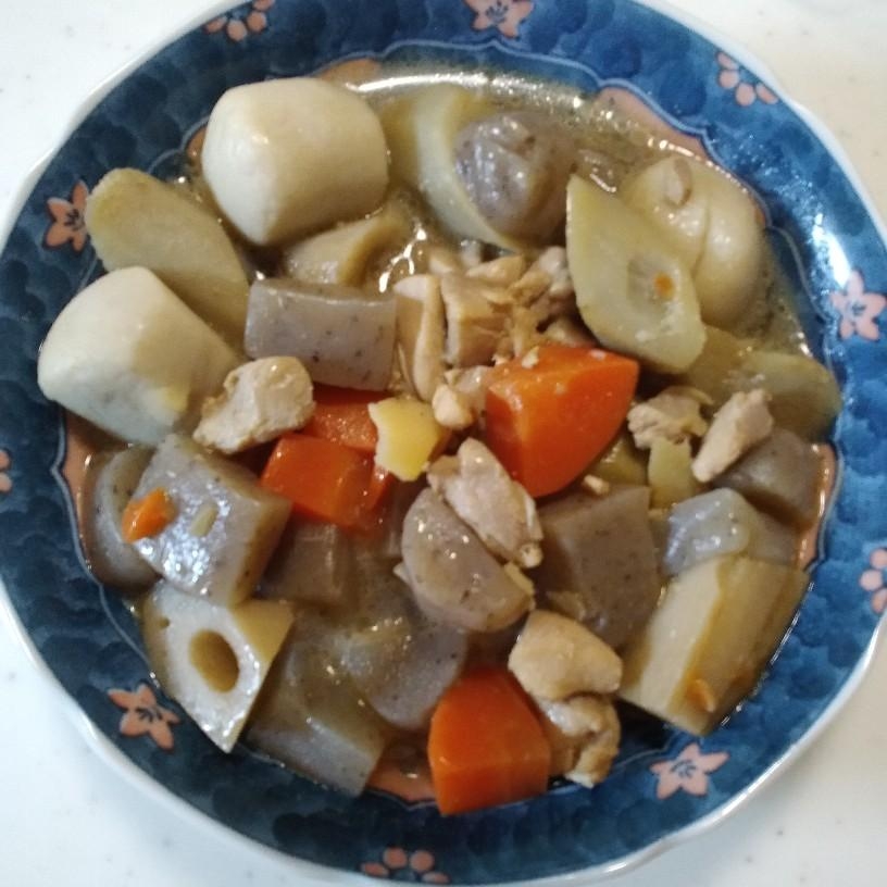 冷凍野菜ミックスで！簡単筑前煮