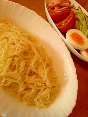 つやピカ レンジで茹でよう 冷やし中華の麺 レシピ 作り方 By Haru Koha 楽天レシピ