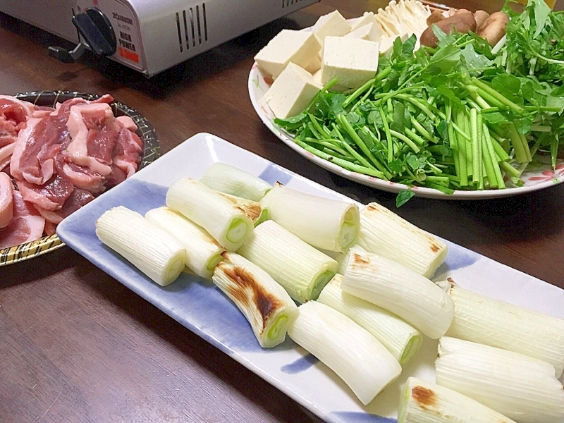 我が家の鴨鍋☆〆はお蕎麦で！