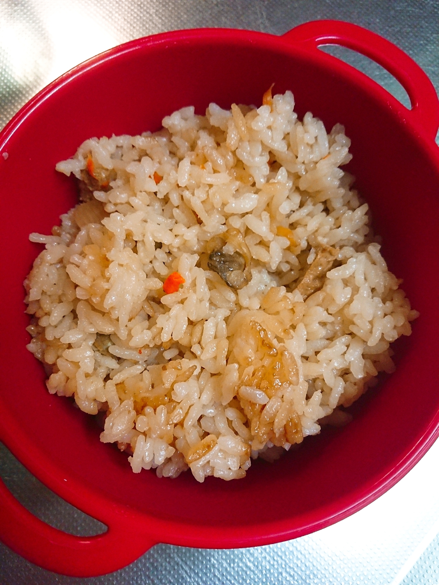 コロッケどんぶり　コロッケの卵とじどんぶり