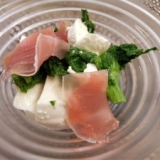 菜の花と生ハムのサラダ