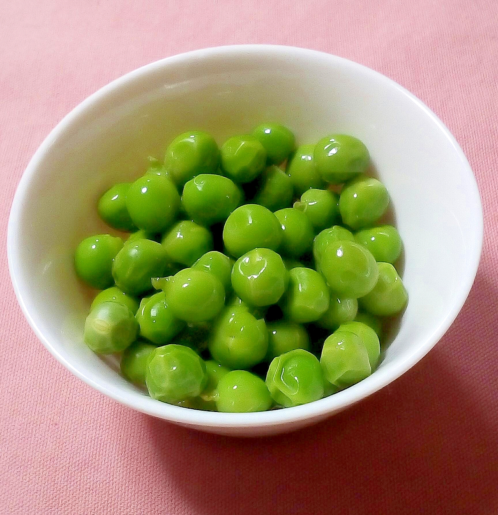 おつまみに★グリーンピースの塩茹で