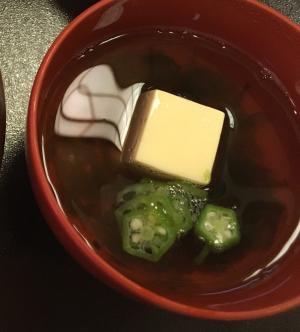 卵豆腐とオクラともずくのお吸い物 レシピ 作り方 By Tommeg12 楽天レシピ