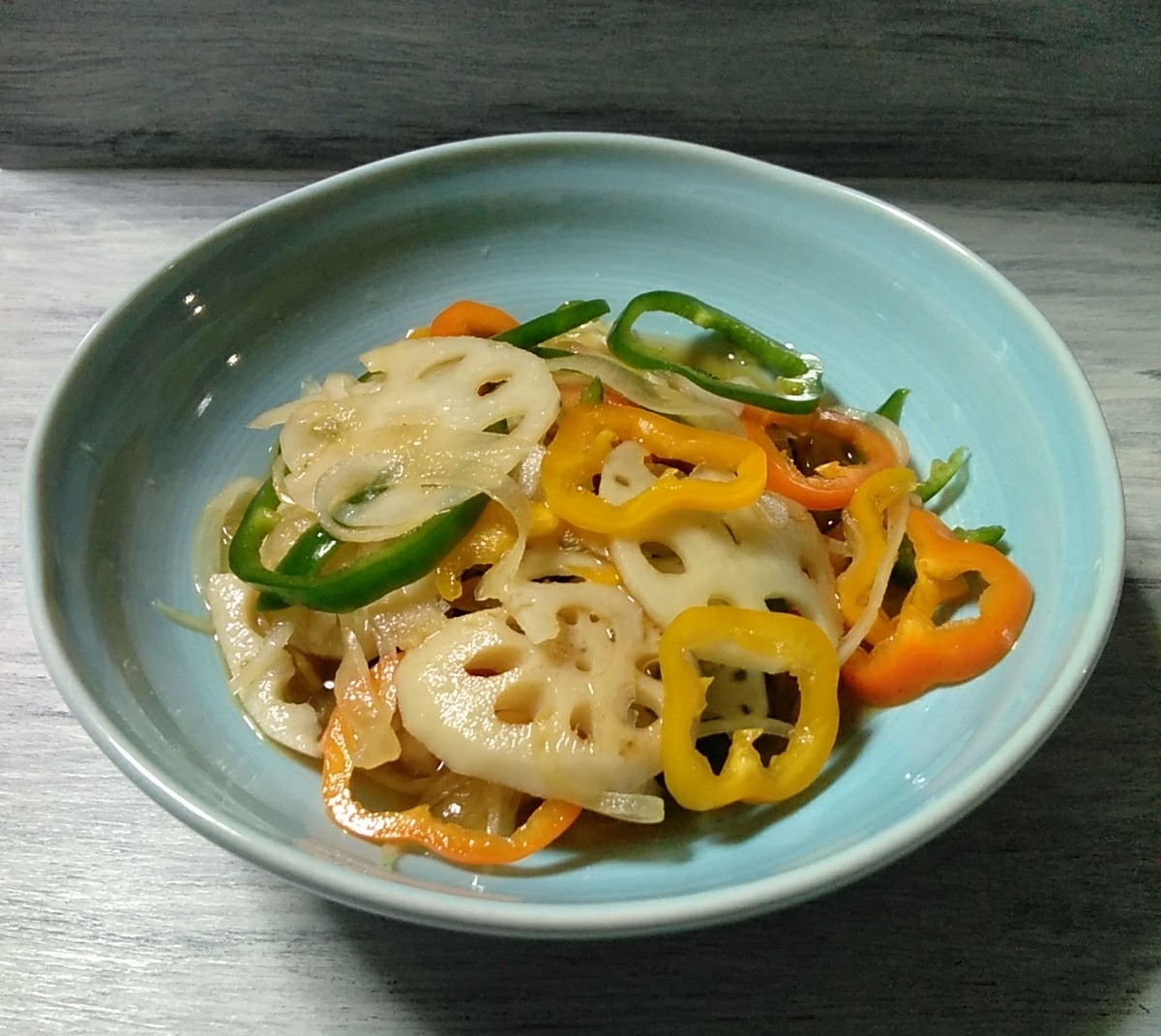 カラフル野菜だけで簡単南蛮風