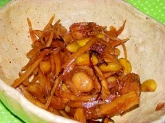 味が濃いです☆ゴボウの佃煮