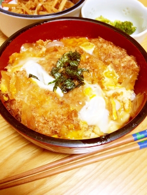 卵は１人１個 甘めな我が家のカツ丼 レシピ 作り方 By Happiest 楽天レシピ