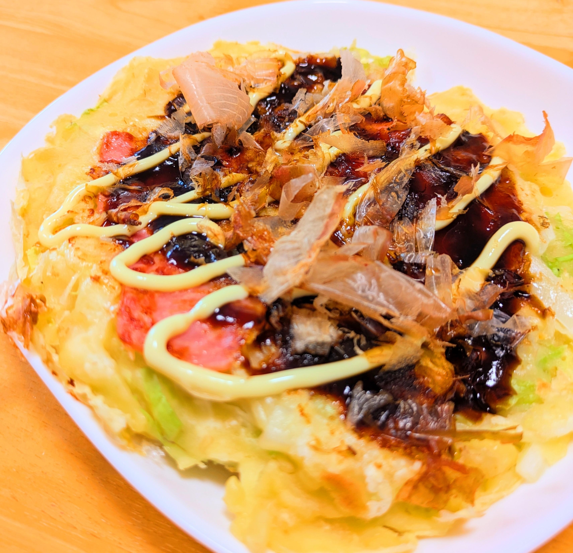 家にあるもので作るお好み焼き
