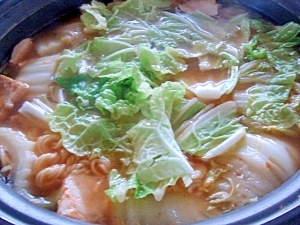 1人前袋麺で2人前ラーメン鍋 レシピ 作り方 By Pchan2 楽天レシピ