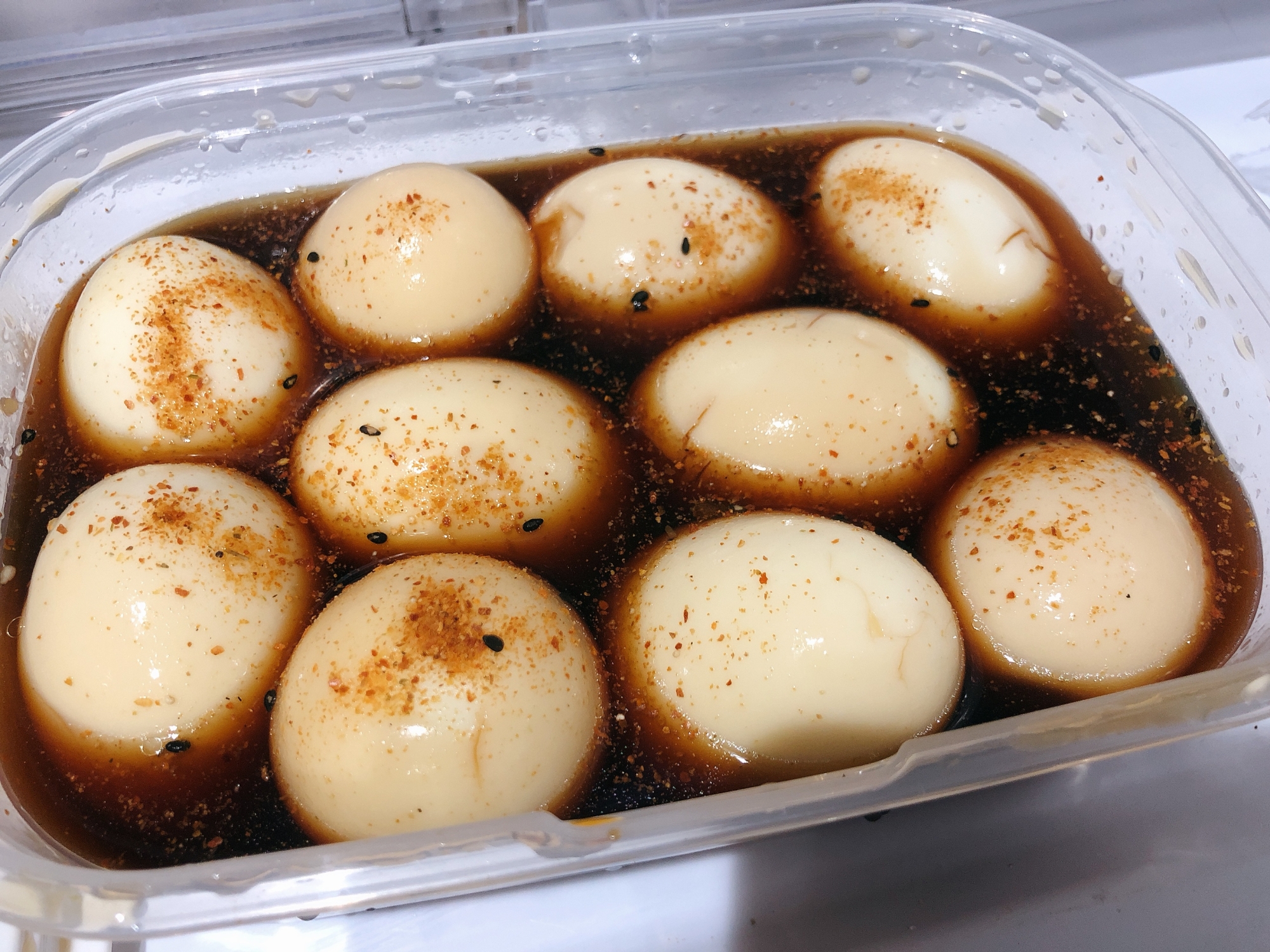 ゆで卵の醤油漬け