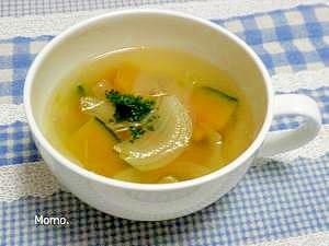 カボチャと玉ねぎのコンソメスープ レシピ 作り方 By Momo 楽天レシピ
