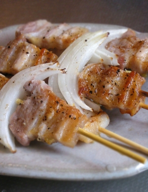 グリルで簡単 豚バラ肉のにんにく塩串焼き レシピ 作り方 By 松島タツオの楽しい家庭料理 札幌在住 楽天レシピ