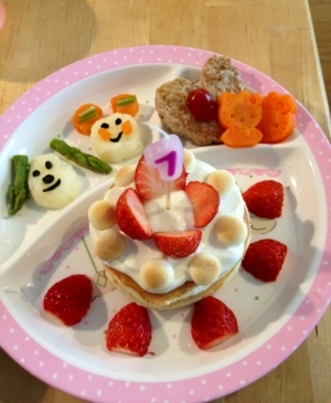 離乳食 1歳のバースデープレート レシピ 作り方 By Asami0418 楽天レシピ