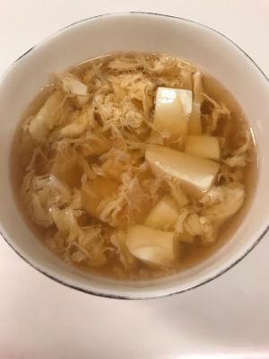 豆腐とふわふわたまごのスープ レシピ 作り方 By リッチニコール 楽天レシピ